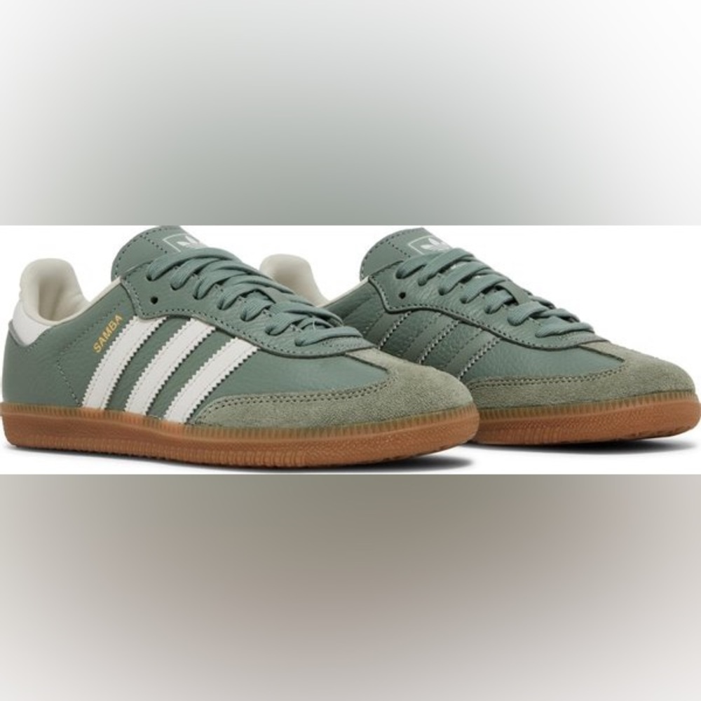 Adidas Samba OG, Silver green Size 8 women’s